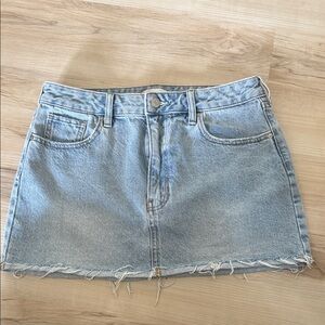 PacSun Light Blue Denim Mini Skirt